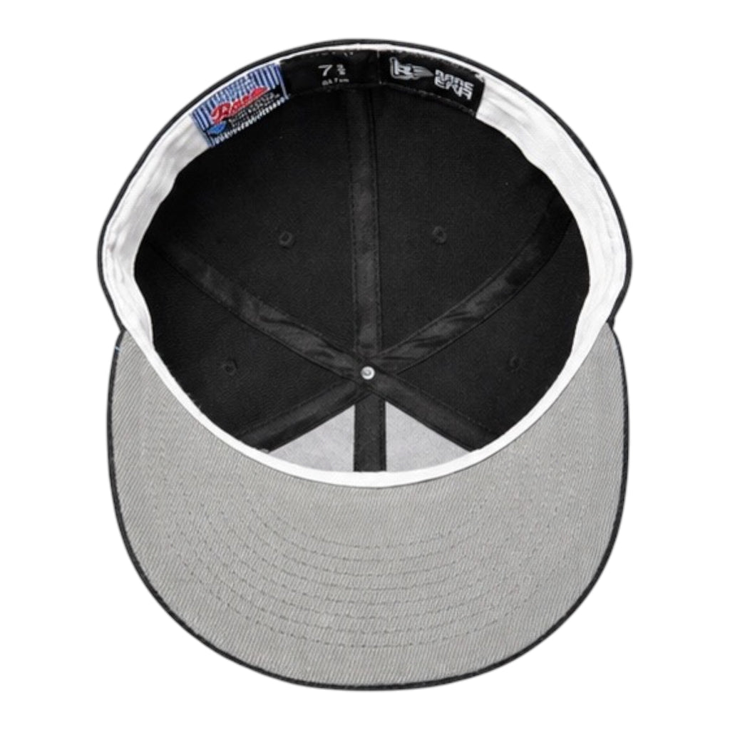 Designed Rare Apparel Black 59/50 Fitted Cap (PRE -ORDER)