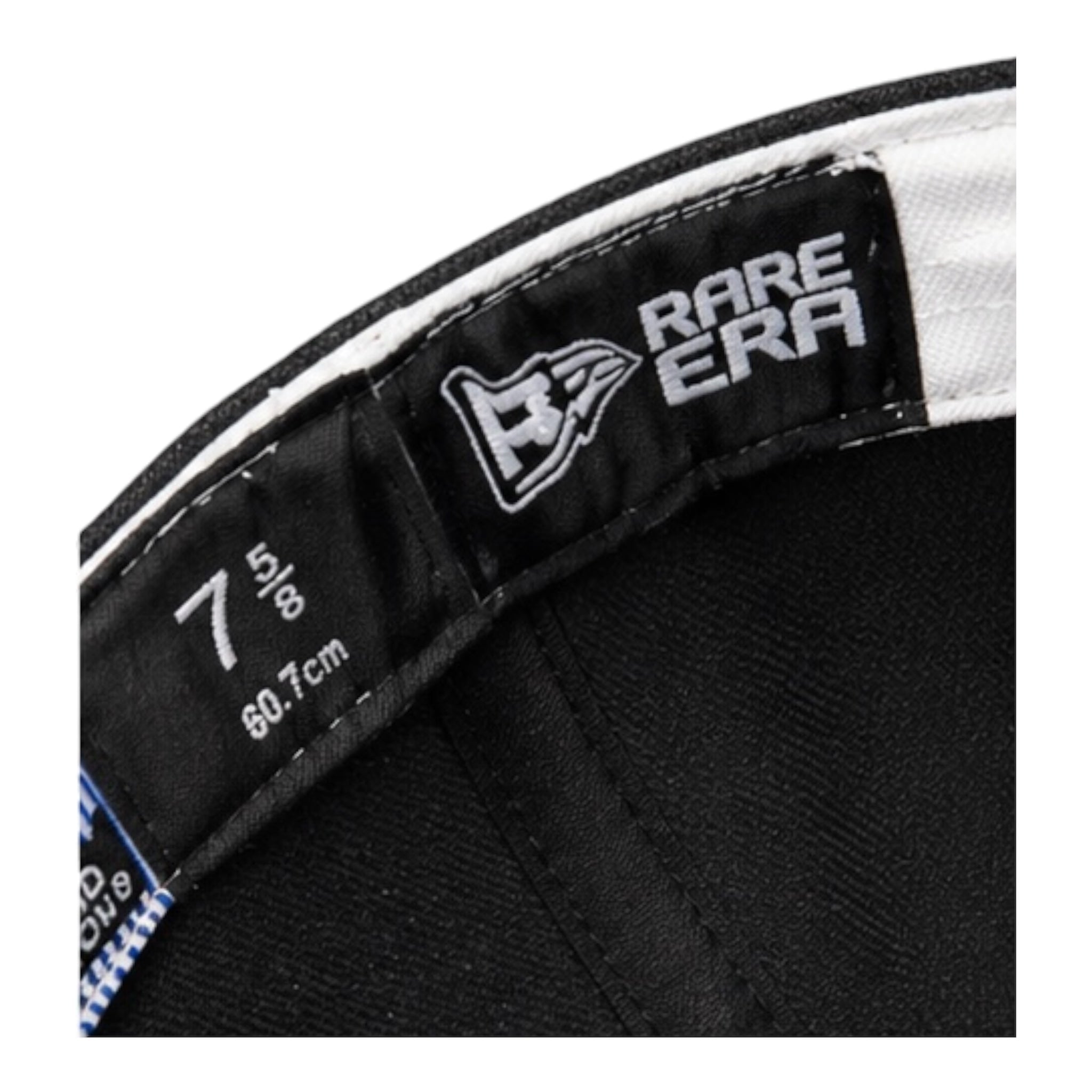 Designed Rare Apparel Black 59/50 Fitted Cap (PRE -ORDER)